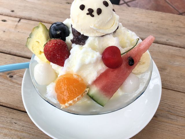 しろくまかき氷_創作こだわり菓子工房 あん庵