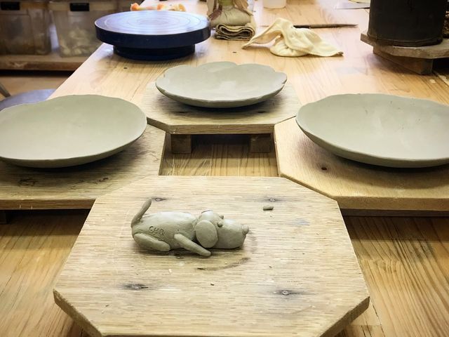 体験でつくった作品_陶芸教室 遊陶里