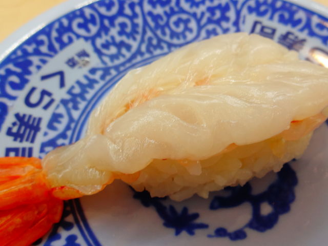 赤えび(一貫)_無添くら寿司 丸亀店