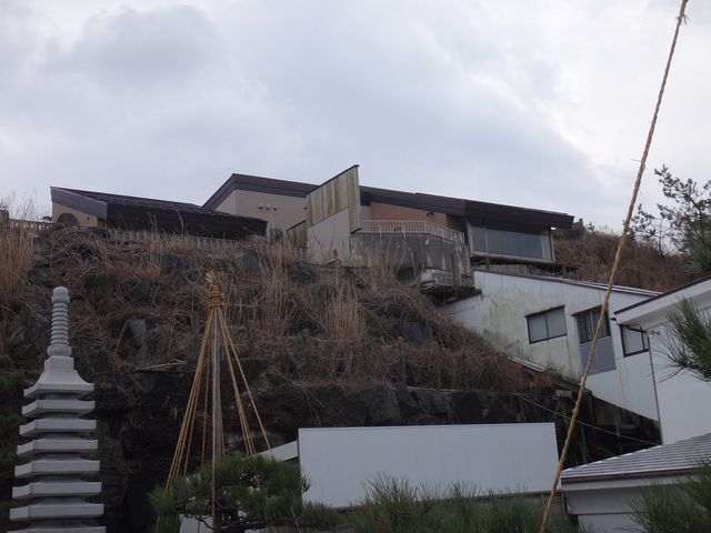 3階が温泉となっていて、日本海の眺望が抜群。_ゆ処そば処磐舟
