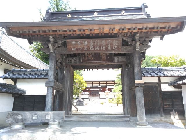 右側に説明書きがあります。_建福寺