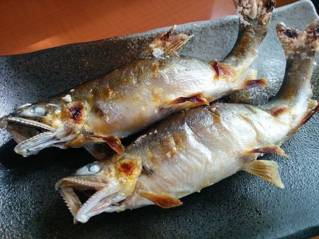 塩焼き。シンプル イズ ザ ベスト。_やな川