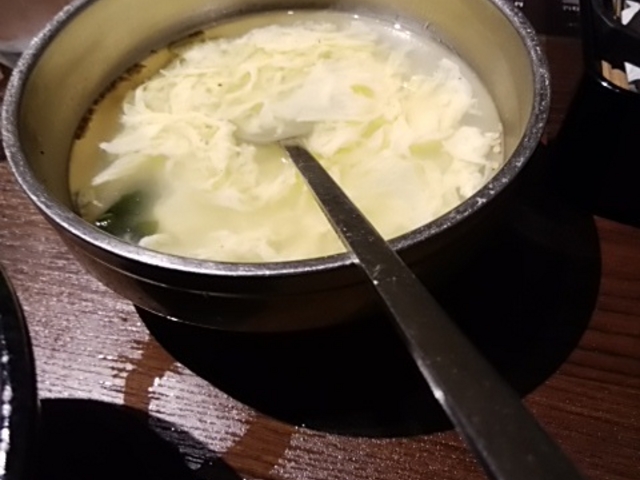 玉子スープ_京昌園 静岡瀬名川店