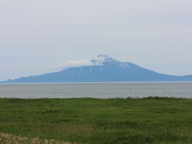 利尻富士を臨む_稚内西海岸