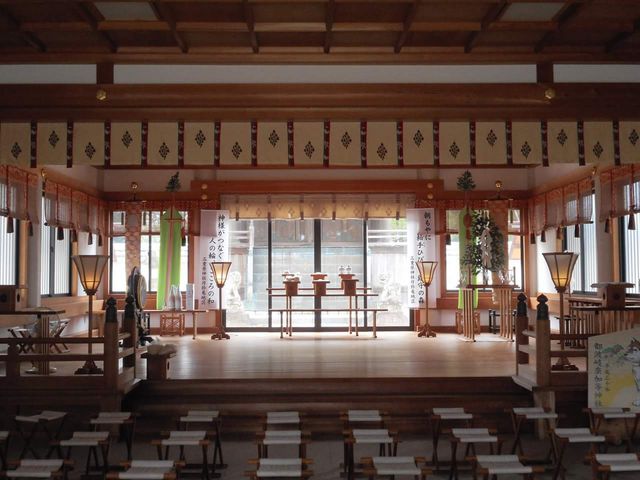 拝殿の中_都波岐神社・奈加等神社