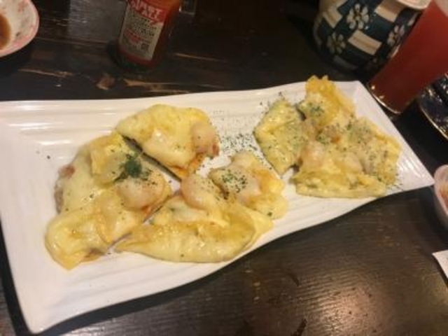 ピザもおいしかったです。_肴町 ら・ぷらざ亭