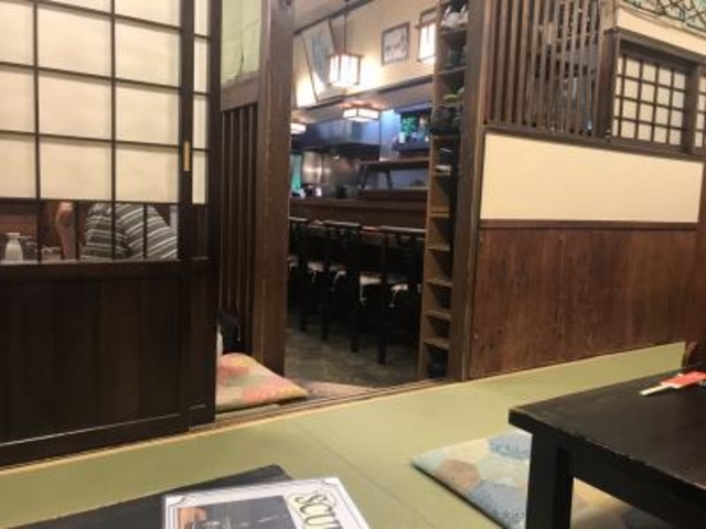 小上がりでいただきました。_駅前あっちゃん
