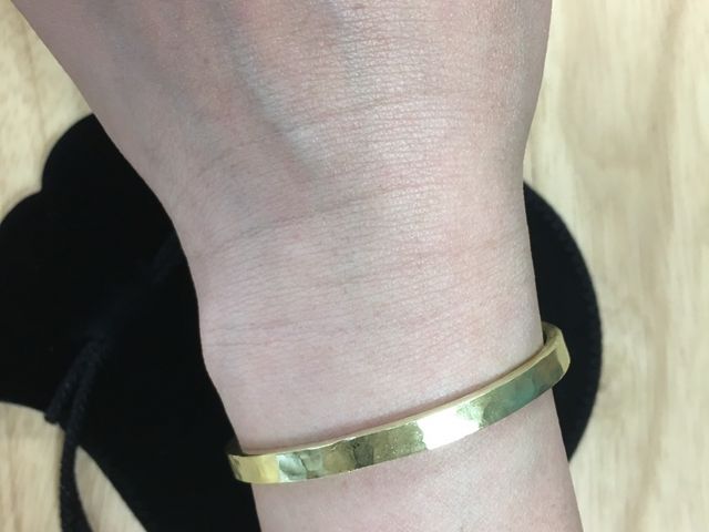 上手に出来たと褒めてもらいました(^^)_札幌彫金工房