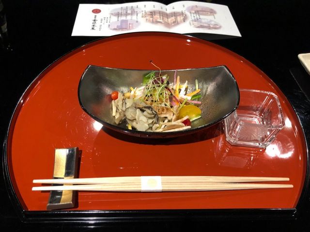 加賀野菜がたくさん使われたサラダ_金沢茶屋 割烹つづみ