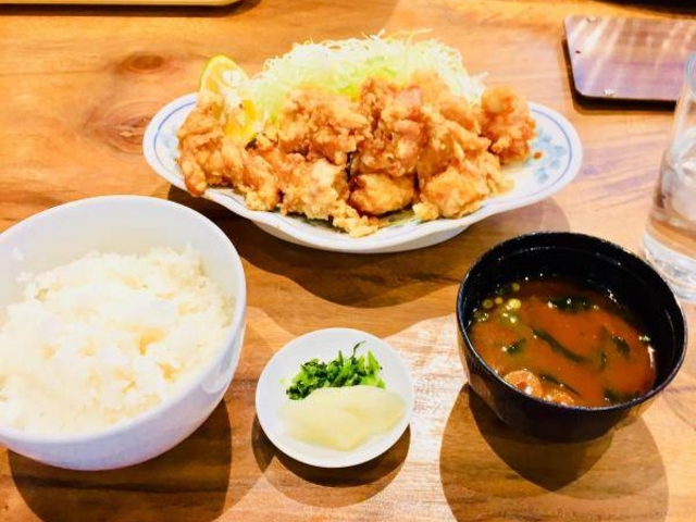 グリルみつば とり天定食_グリルみつば