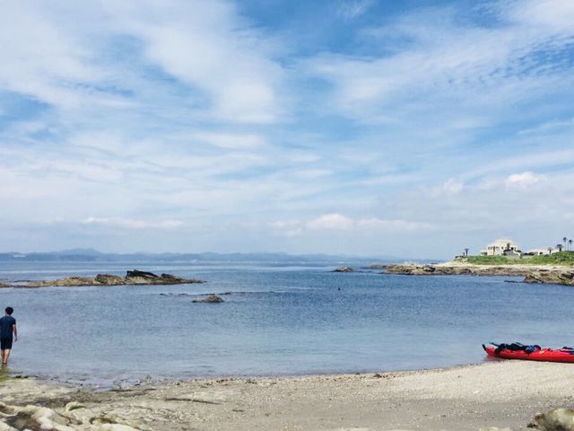 キレイな浜に上陸してランチでした。_ソルティーズ パドルスポーツ
