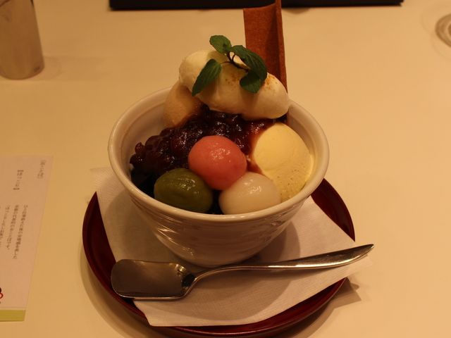 和パフェ_よーじやカフェ 羽田空港第一ターミナル店