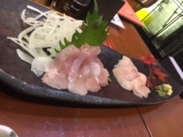 鶏の刺身_宮崎地鶏炭火焼 車 蛍池店