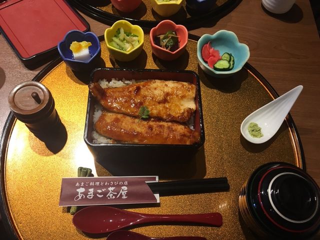 立派な蒲焼きです♪_あまご茶屋