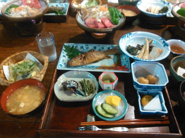 とても美味しい晩御飯_合掌民宿 十右エ門