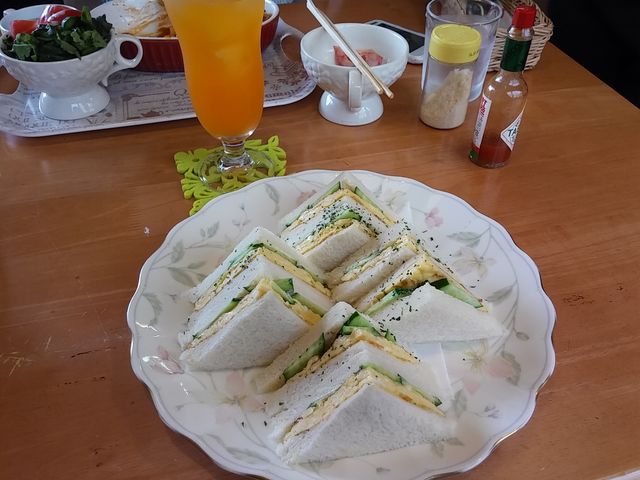 焼タマゴサンド_プルメリア