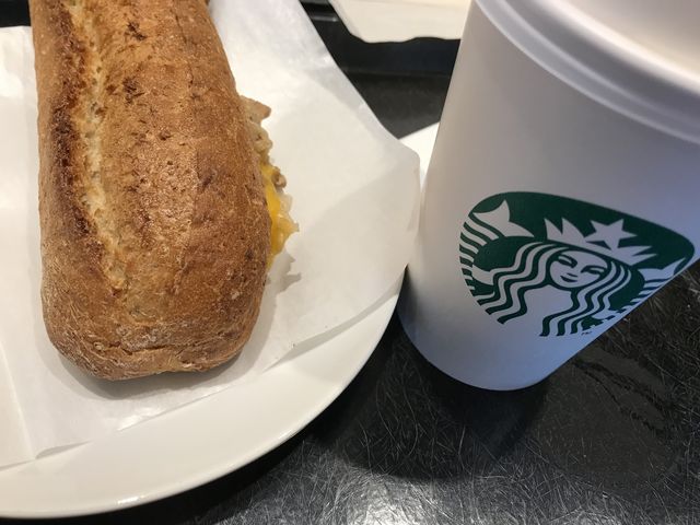 パンがサクサクとしていて美味しかったです。_スターバックス コーヒー 大分下郡店(Starbucks Coffee)