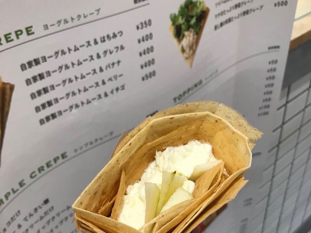 クレープ屋さんで休憩_MARK IS みなとみらい
