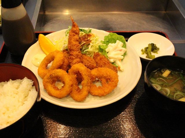 ミックスフライ定食_焼肉カルビ1ばん豊岡店