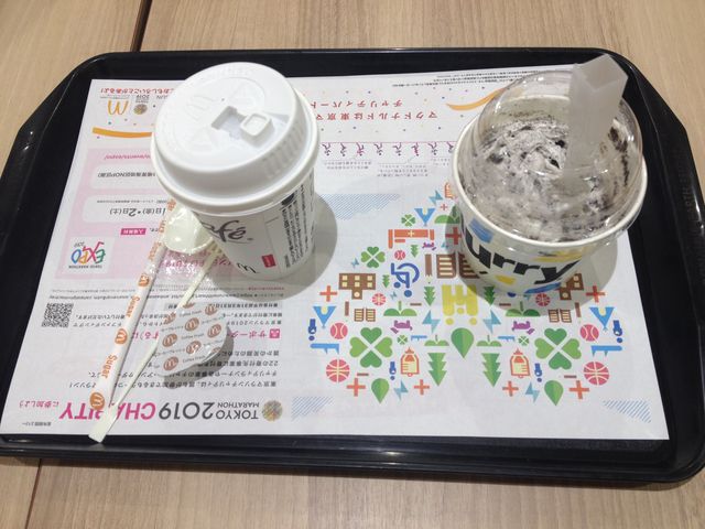 ホットコーヒー&マックフルーリー_マクドナルド船堀ダイエー店