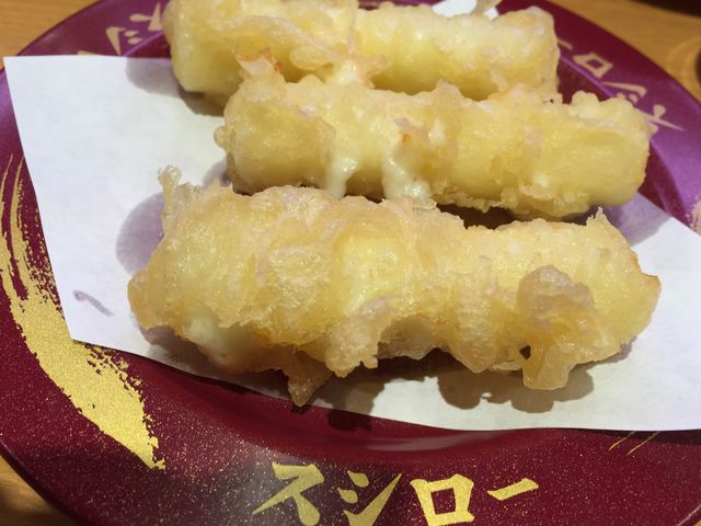 チーズのフライ。衣も美味。最高に美味しかったです。_スシロー南流山店