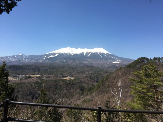 駐車場からみた景色。_九蔵峠