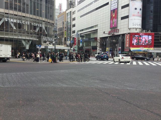 渋谷駅前スクランブル交差点_渋谷駅前スクランブル交差点