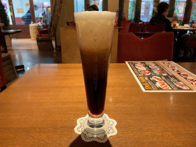 アイスカフェラテ_珈房 サッポロ珈琲館 大谷地店
