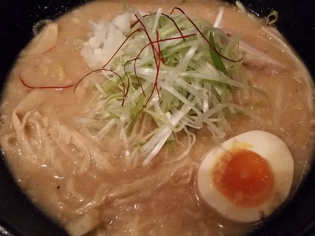 ネギとおろしの入った味噌です_鬼武者