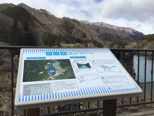 看板_中之条ダム