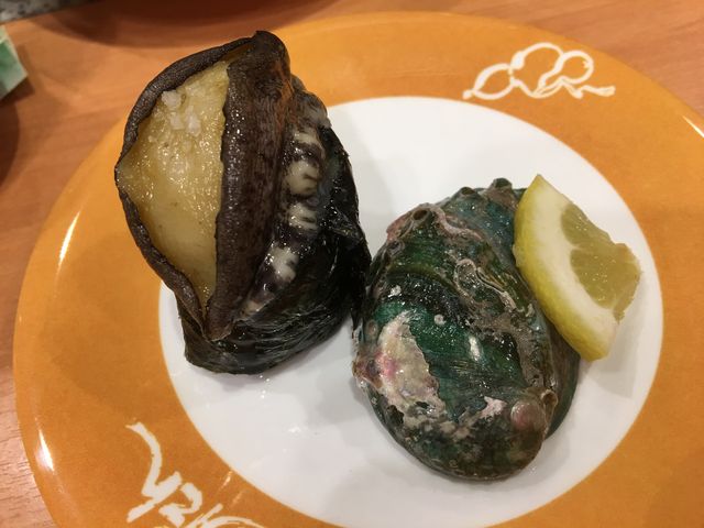ひと口あわび_ひょうたんの回転寿司