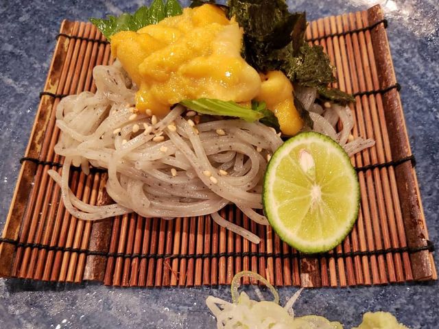 美味しかったウニ蕎麦_魚作