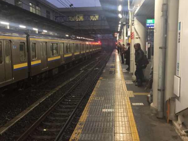 ホームです。_JR千葉駅