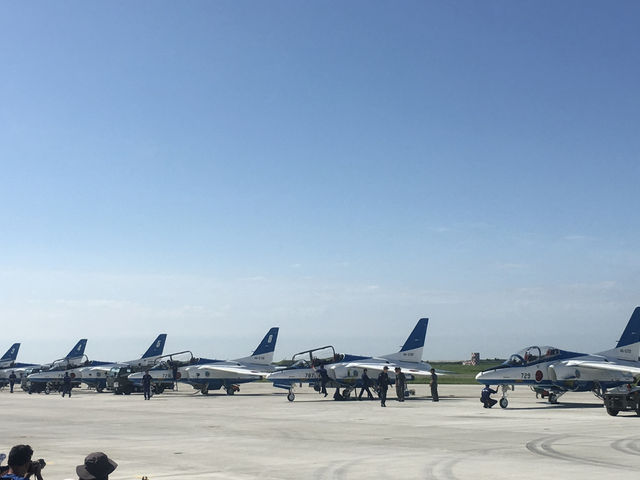 飛び立つ瞬間が見れます_航空自衛隊松島基地