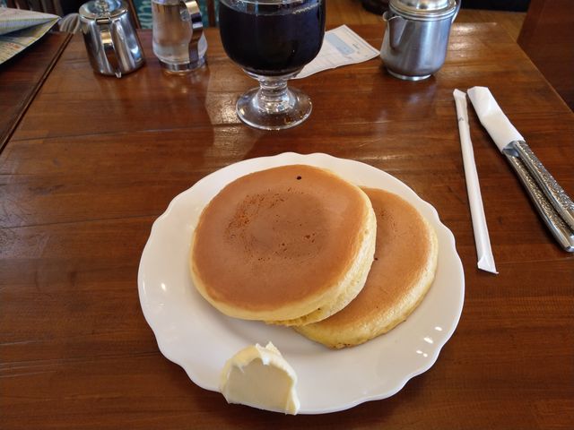 ホットケーキ_喫茶パンダ北千里店