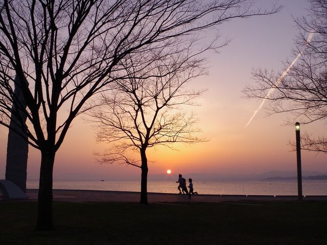 宍道湖の夕日_宍道湖夕日スポット