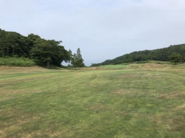 晴れてきました_夏泊ゴルフリンクス
