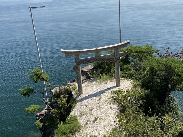 かわらけ投げがオススメです_オーミマリン彦根港
