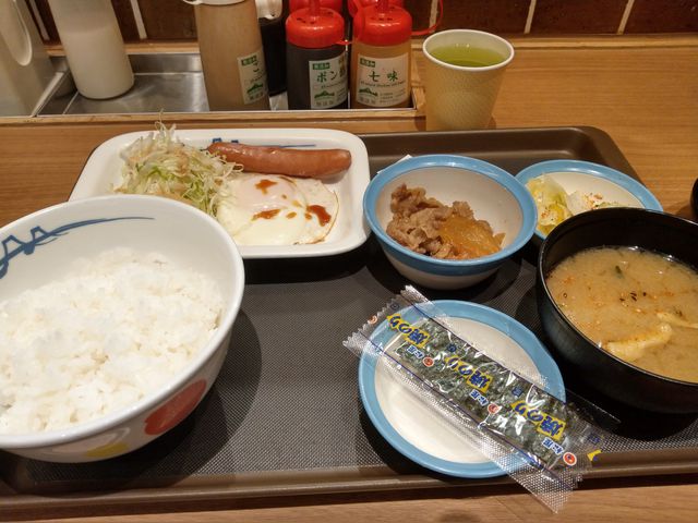 朝食です_松屋 六本木4丁目店