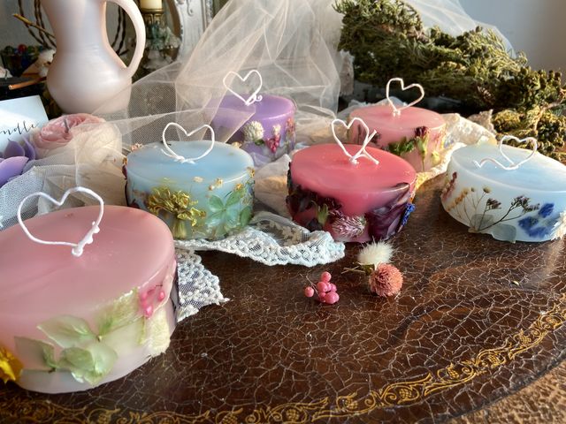 友人と一緒に体験してきました。
みんなで作ったものです。_710CANDLE