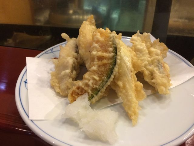 野菜ときびなごの天ぷら_寿しつた家
