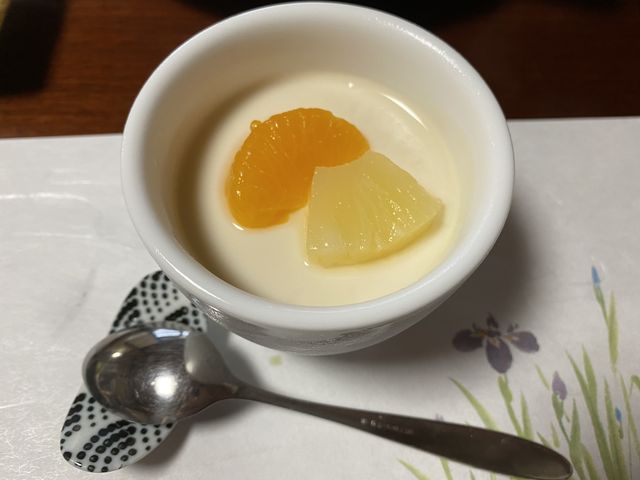 デザートの牛乳プリン
甘すぎず素朴な味です。_田舎のカフェいろり庵