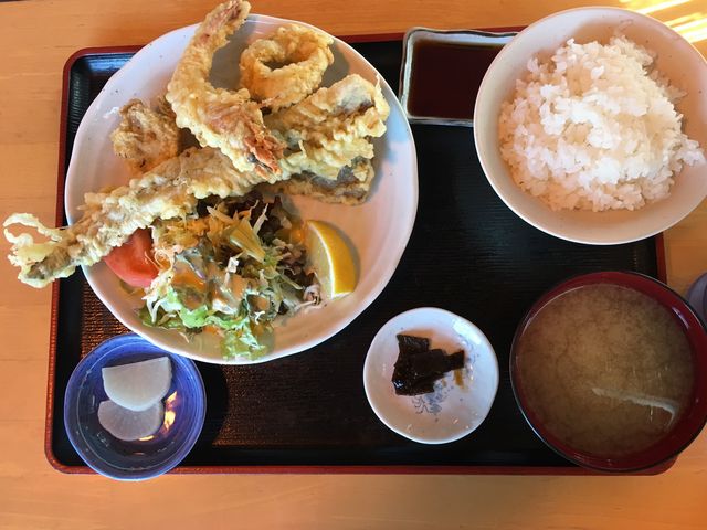 天ぷら定食_イルカ