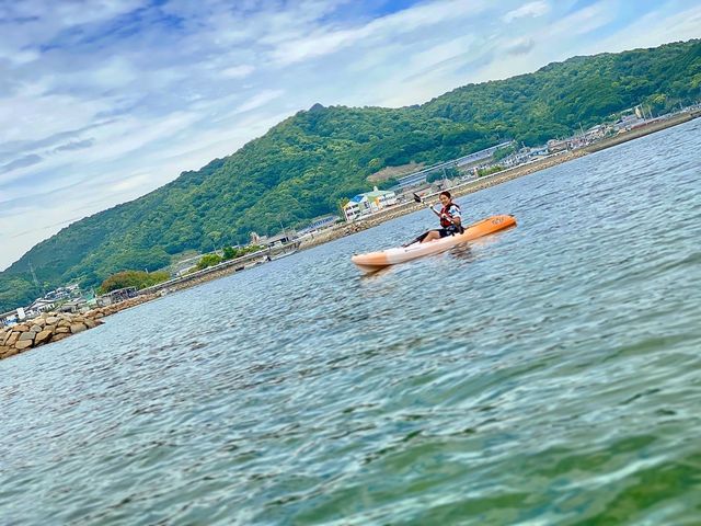 海の上でのんびりできます。_アオハルTaka-Sanのシーカヤック体験スクール