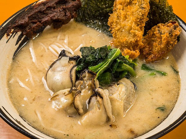 牡蠣のペーストと味噌をブレンドてあり、とても美味しかったです_島田水産