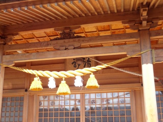 「湯神」の扁額_湯神社