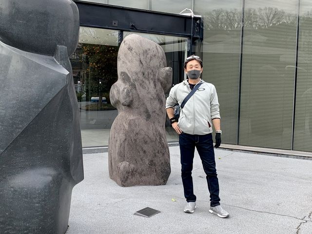 館内は要撮影許可でしたので外の写真です。_池田20世紀美術館