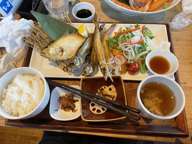 食べきれなかった干物は、持ち帰らさせてもらいました。_KAN-ICHI
