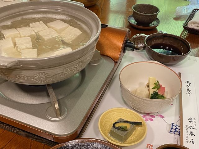 ランチです。豆腐美味しかったです_貴船茶屋