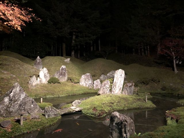 夜のお庭
_光台院